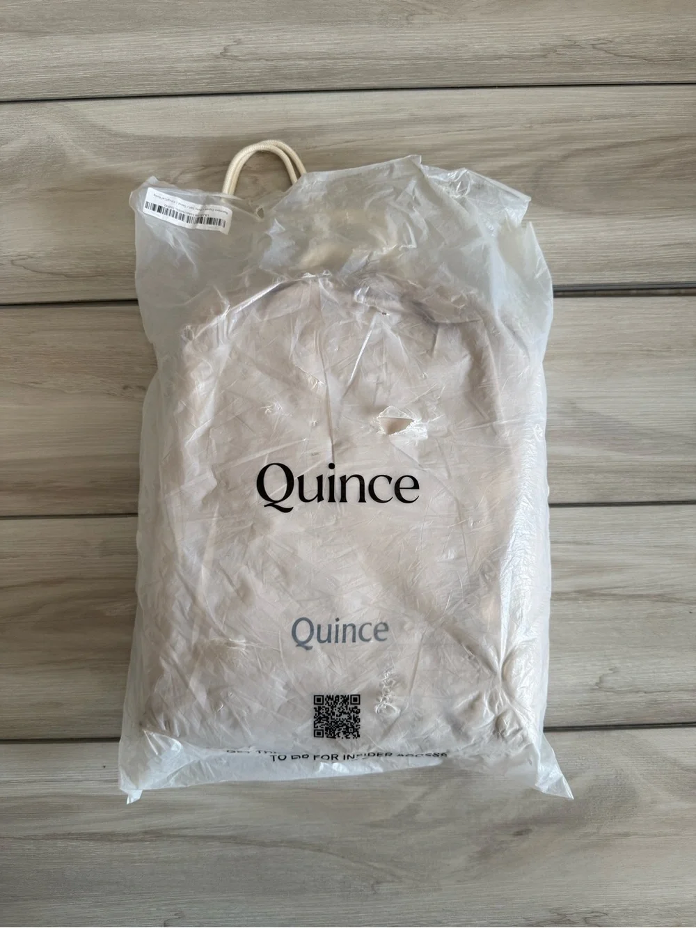 Quince Bamboo Duvet Cover Set Beige (Sand) King/Cal King NWT IN PACKAGE